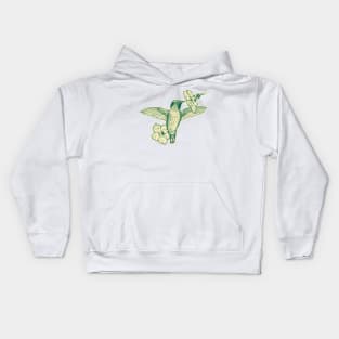 Hummingbird colors Kids Hoodie